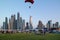 Dubai city fun parachuting and water activities, Tourist attractions at Dubai Marina