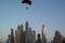 Dubai city fun parachuting and water activities, Tourist attractions at Dubai Marina