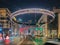 Dubai City Walk at night, a beautiful residential and tourist attraction outdoor area | Modern design