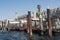 Dubai Creek docks full of boats and ships