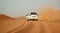 The Dubai desert trip in off-road car