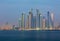 Dubai - The evening Marina towers