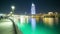 Dubai famous fountain place time lapse