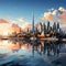Dubai Kaleidoscope: Abstract Vibrance of a Futuristic Metropolis