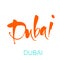 Dubai lettering template