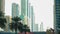Dubai main road buildings 4k time lapse