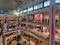 Dubai Mall interior and stores, largest shopping mall and iconic tourist attraction spot in downtown Dubai
