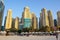 Dubai marina beach view