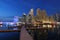 Dubai Marina at dusk