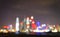 Dubai Marina Skyline - Blurred defocused bokeh