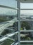 Dubai monorail station, looking at the city downtown