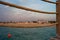Dubai& x27;s skyline from kite Beach