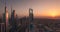 Dubai Shiekh Zayed Road Sunset