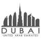 Dubai Silhouette Design City Vector Art