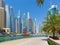 Dubai - The skyscrapers of Marina and the promenade