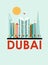 Dubai tavel background