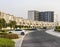 Dubai, UAE - 08.16.2022 - Close up shot of a f modern townhouses in Dubai South district. City