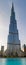 Dubai, UAE - April 16, 2012: A vertical shot of the popular Burj Khalifa building during the day