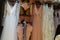 Dubai UAE December 2019 Lingerie store inside. Seductive Women Lingerie Displayed on for Sale in a Boutique Store. Mannequin