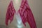 Dubai UAE December 2019 Pink Wings on wall. Large Human sized pink angel wings painted. Painted walls, graffiti art, and