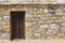 Dubai UAE Detail of stone huts on display at Heritage Village in Bur Dubai