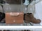 Dubai UAE - February 2019 - Purse, Shoe and Belts displayed for sale at store