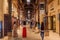 DUBAI, UAE - MARCH 11, 2017: Alley in Madinat Jumeirah souq in Dubai, United Arab Emirat