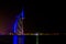 Dubai/UAE- Nov 17 2017: Burj Al Arab at night