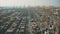 DUBAI, UNITED ARAB EMIRATES - DECEMBER 29, 2019. Aerial dolly zoom shot of big Jebel Ali container port