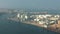 DUBAI, UNITED ARAB EMIRATES - DECEMBER 29, 2019. Aerial view of the petroleum storage terminal