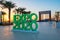 Dubai, United Arab Emirates - February 4, 2020: Terra Pavilion at the EXPO 2020 built for EXPO 2020 scheduled to be held in 2021