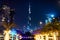 DUBAI, UNITED ARAB EMIRATES - OCTOBER 18, 2017: Dubai night scen