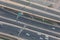 DUBAI, UNITED ARAB EMIRATES - OCTOBER, 2018: Amazing view of the junction roads from above. Traffic on the highway