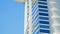 DUBAI, UNITED ARAB EMIRATES, UAE - NOVEMBER 20, 2017: Hotel Burj al Arab , a close-up of a hotel building