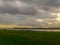 Dublin bay at autumn in Ireland.