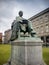 DUBLIN, IRELAND - August 3rd, 2019: William Lecky Statue  at Courtyard Trinity College