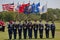 DUBLIN, OH, UNITED STATES - May 29, 2013: The Color Guard