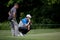 DUBLIN, OH, UNITED STATES - May 29, 2013: Justin Rose and Coach Sean Foley