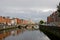 Dublin view with Liffey River, Ireland