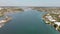 Dubois Park and Jupiter Inlet aerial view, Florida, USA