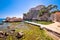 Dubrovnik bay and historic walls and Lovrijenac fort view