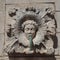 Dubrovnik, Croatia, 08.14.2022. Big fountain of Onofrio. A mascaron is a decorative element in the form of a mask of a