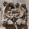 Dubrovnik, Croatia, 08.14.2022. Big fountain of Onofrio. A mascaron is a decorative element in the form of a mask of a