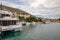 Dubrovnik, Croatia - April, 2019: Boats in the harbour, Gruz Port of Dubrovnik