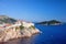 Dubrovnik and Lokrum Island on Adriatic Sea