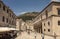 Dubrovnik old town city and sightseeing tourists travel croatia