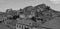 Dubrovnik Rooftops Black and White