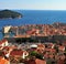 Dubrovnik skyline, top view of mediterranean city