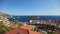 Dubrovnik walls aerial view panorama