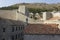 Dubrovnik walls facing the hills